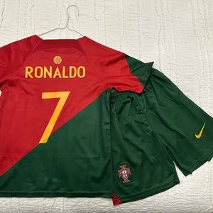 Youth Ronaldo jersey set